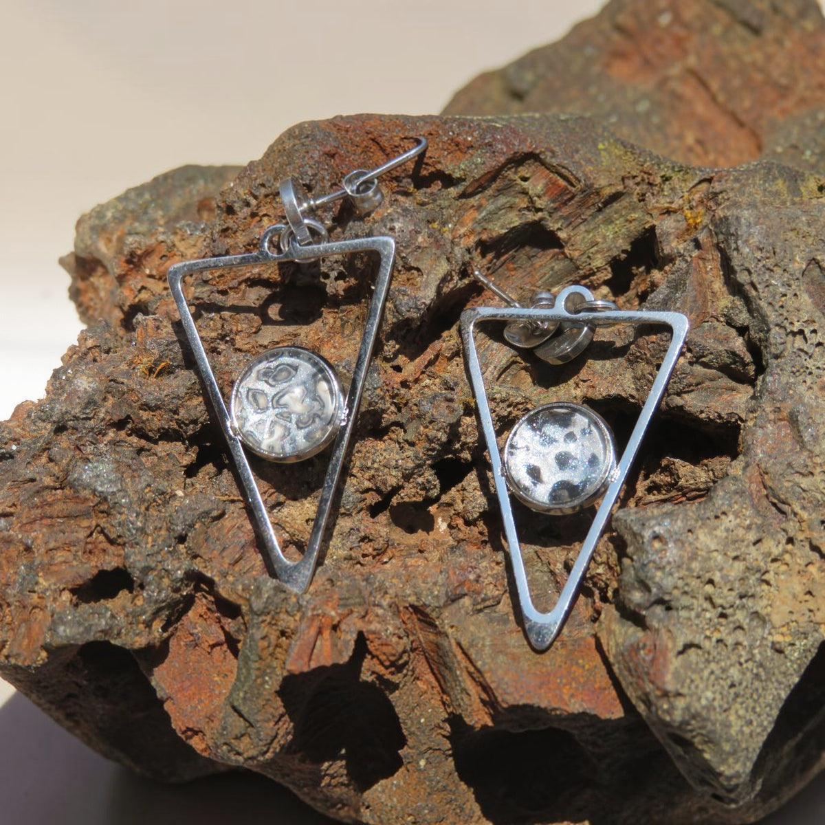 Boucle d'oreille "Nuage d’Argent" N°0542