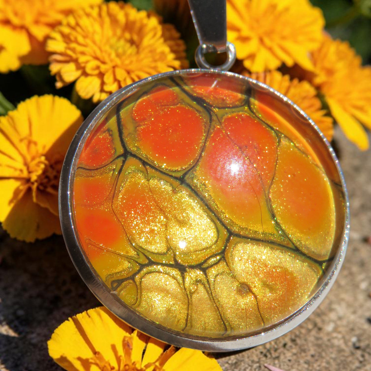 Collier "Soleil Ardent" N°0946