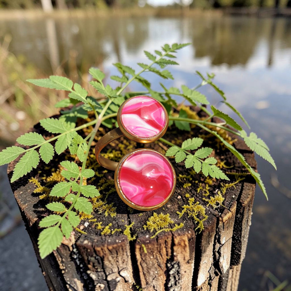 Bague "Rose Passion" N°0647