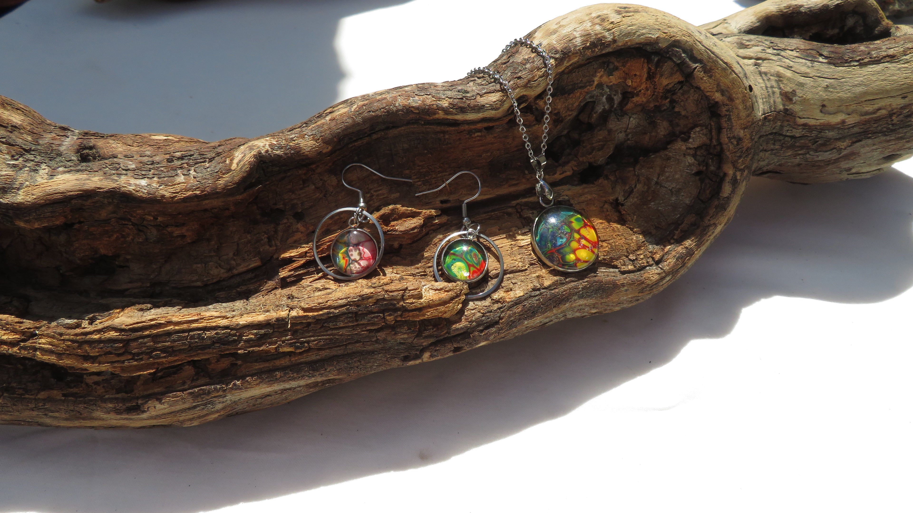 Parure Collier & Boucle oreille N°0043