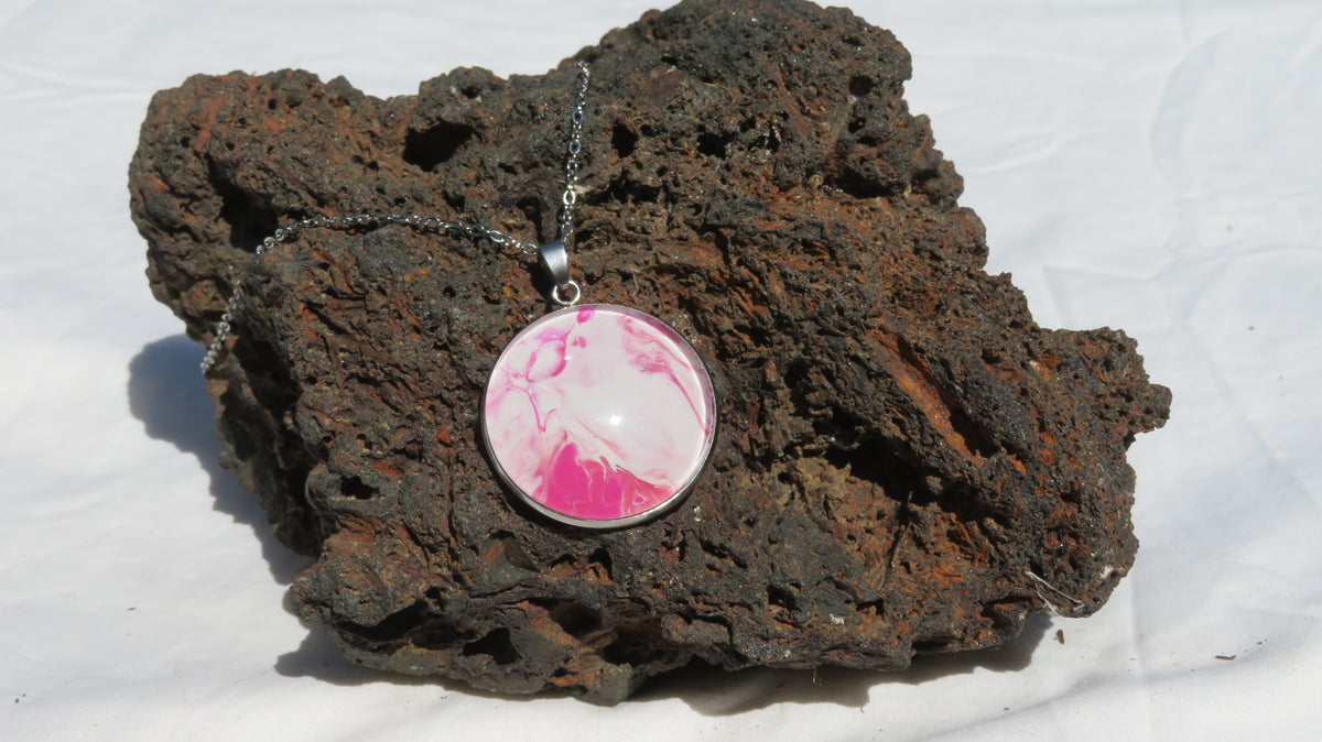 Collier "Rose Éternelle" N°1012