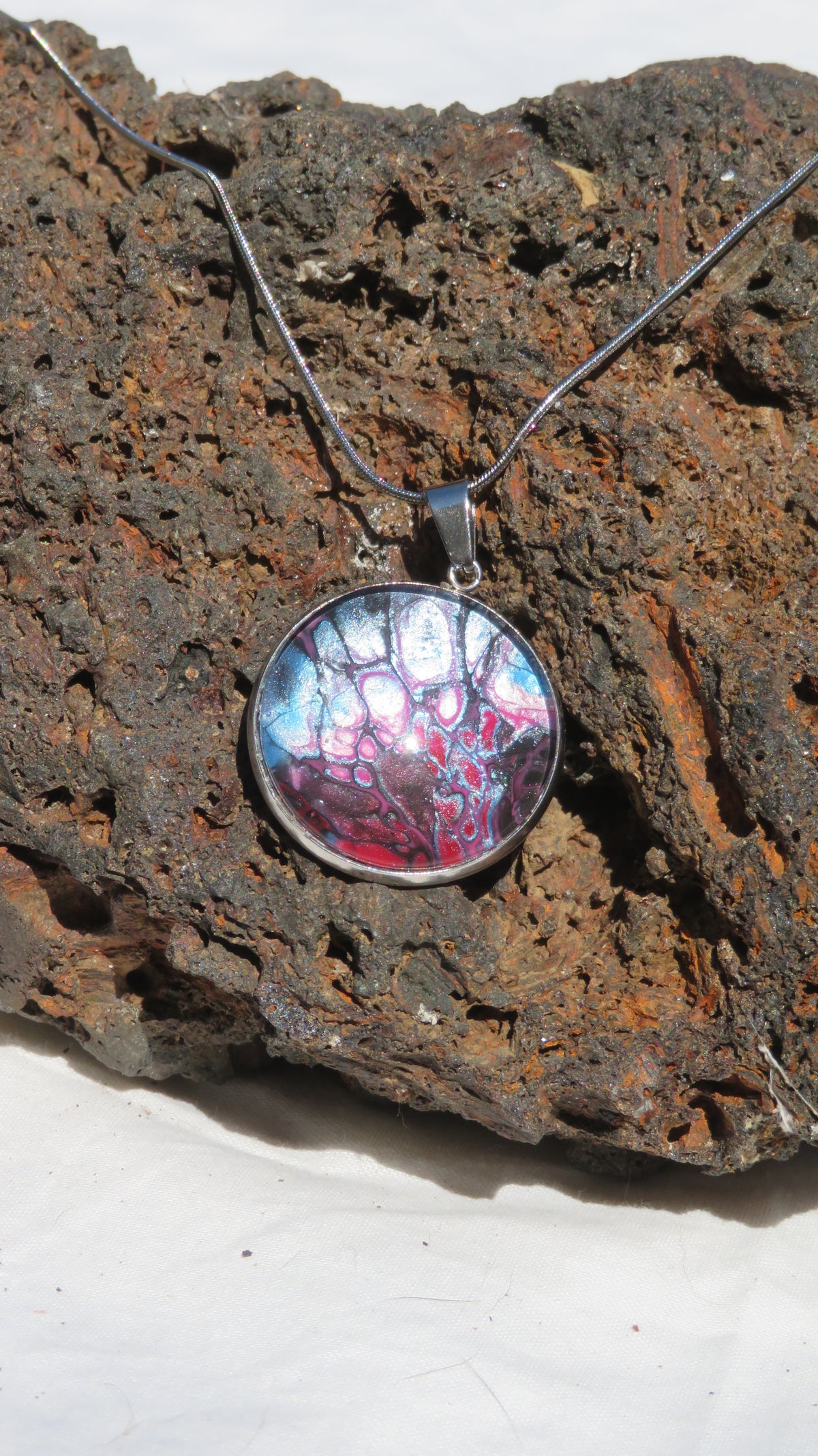 collier "Fusion Cosmique" N°0553