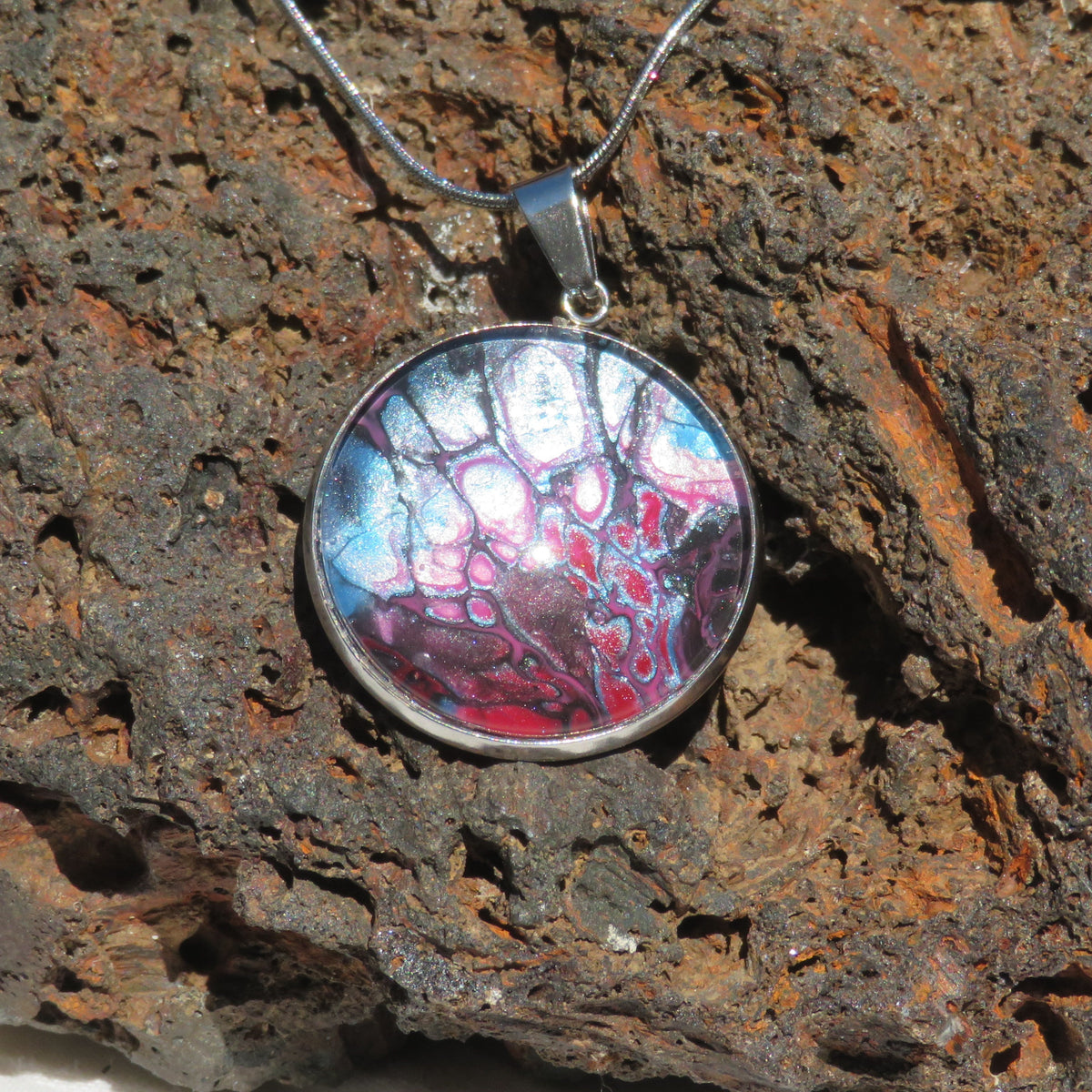 collier "Fusion Cosmique" N°0553