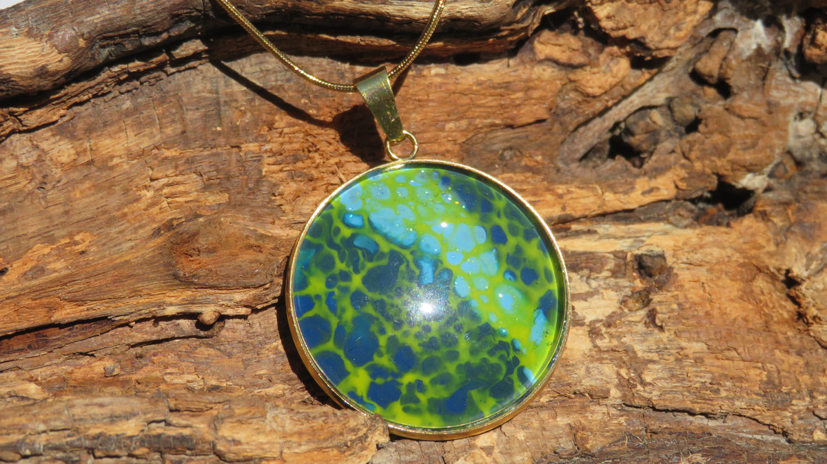 Collier "Lagon Électrique" N°1010