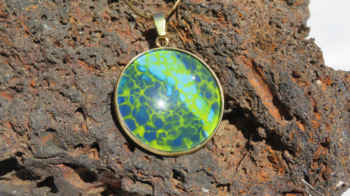 Collier "Lagon Électrique" N°1010