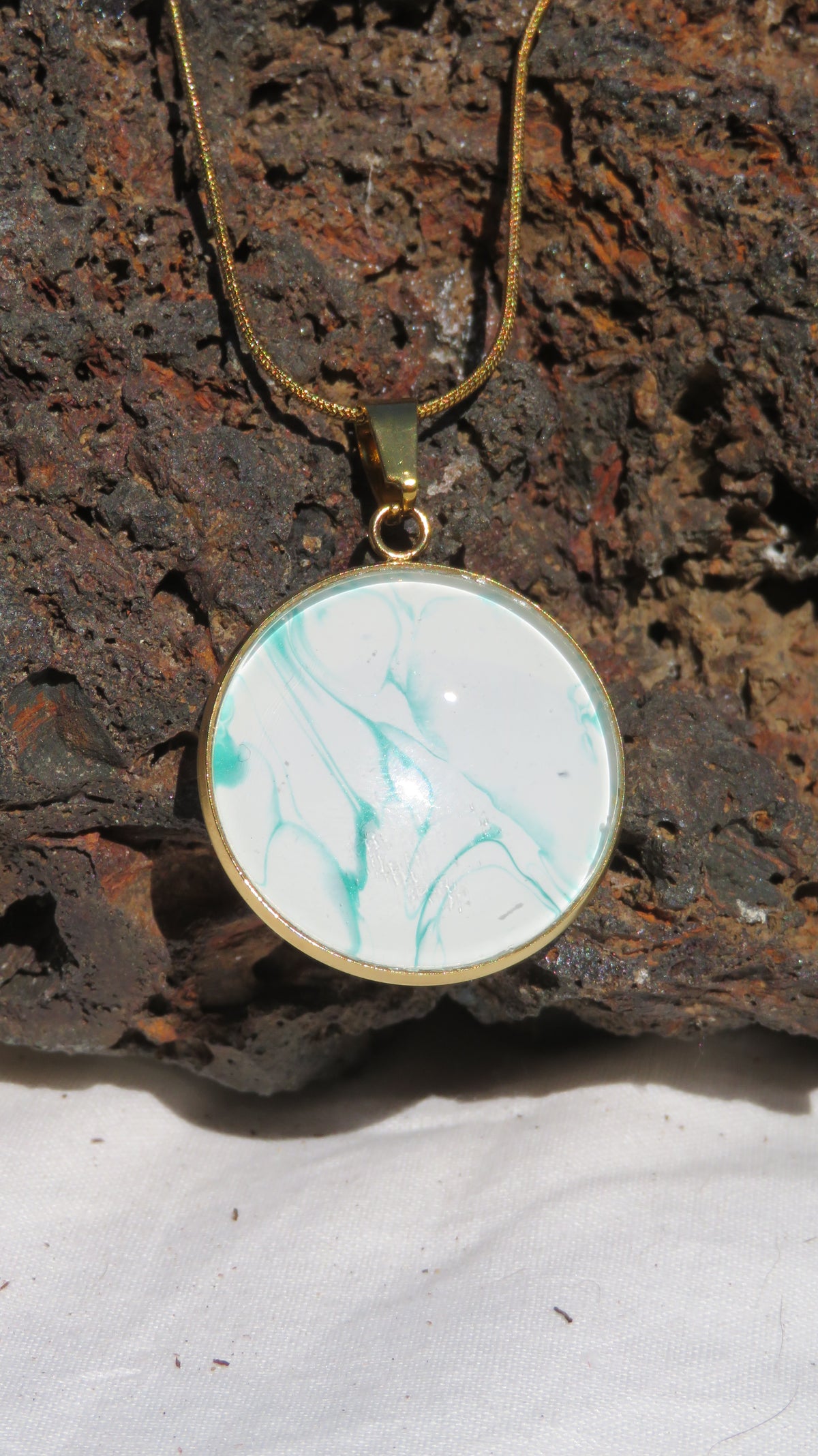 Collier "Murmure d’azur" N°0683