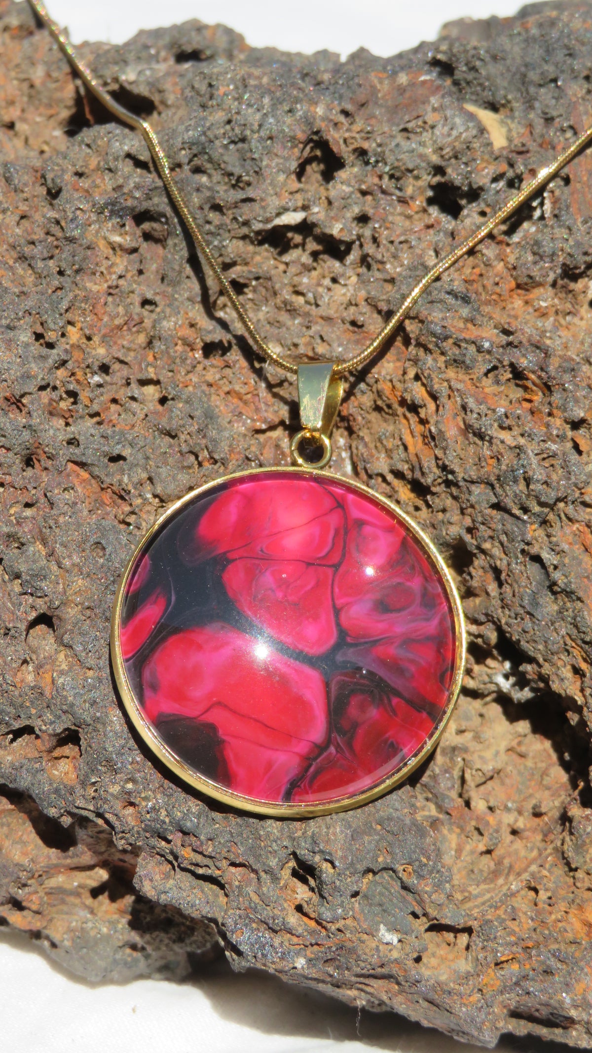 Collier "Éclat Pourpre" N°0715