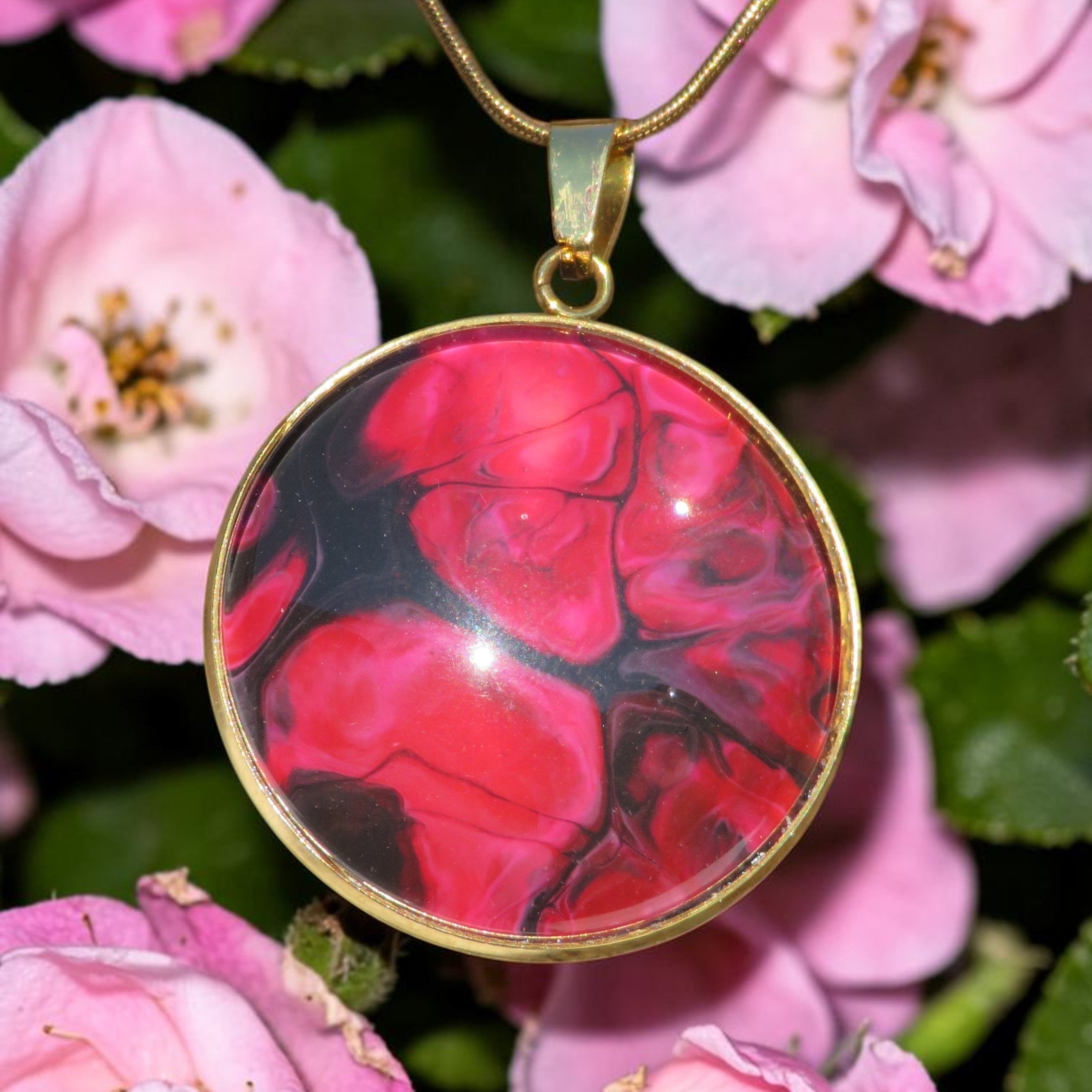 Collier "Éclat Pourpre" N°0715