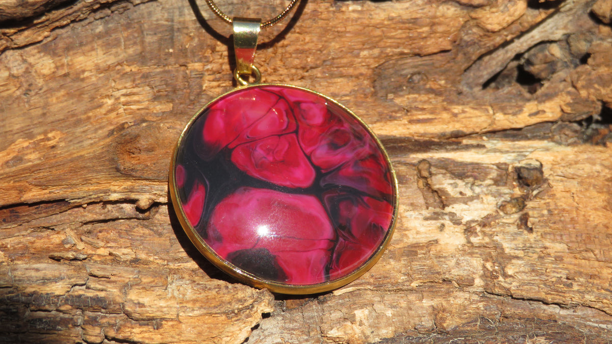 Collier "Éclat Pourpre" N°0715