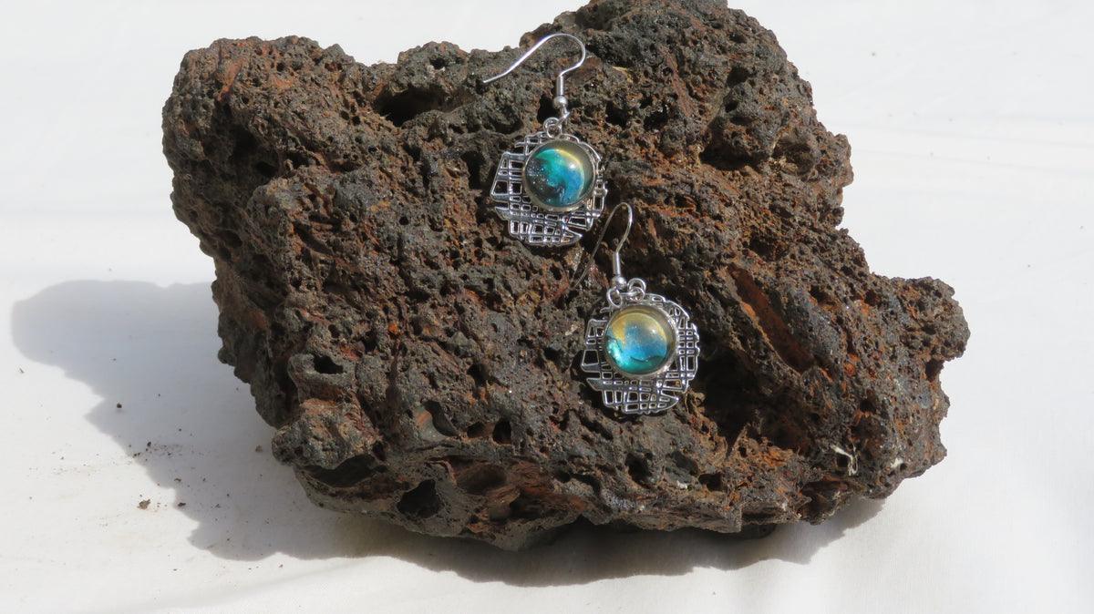 Boucle d'oreille "Vague d'Or" N°0330
