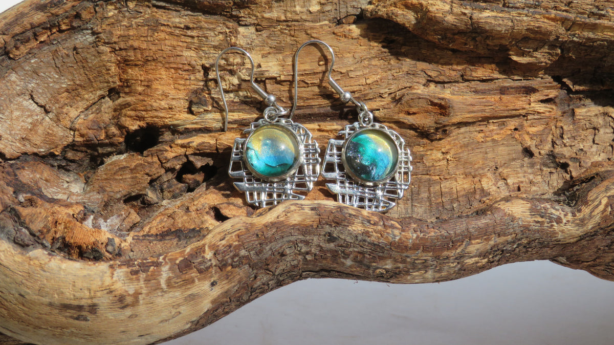 Boucle d'oreille "Vague d'Or" N°0330