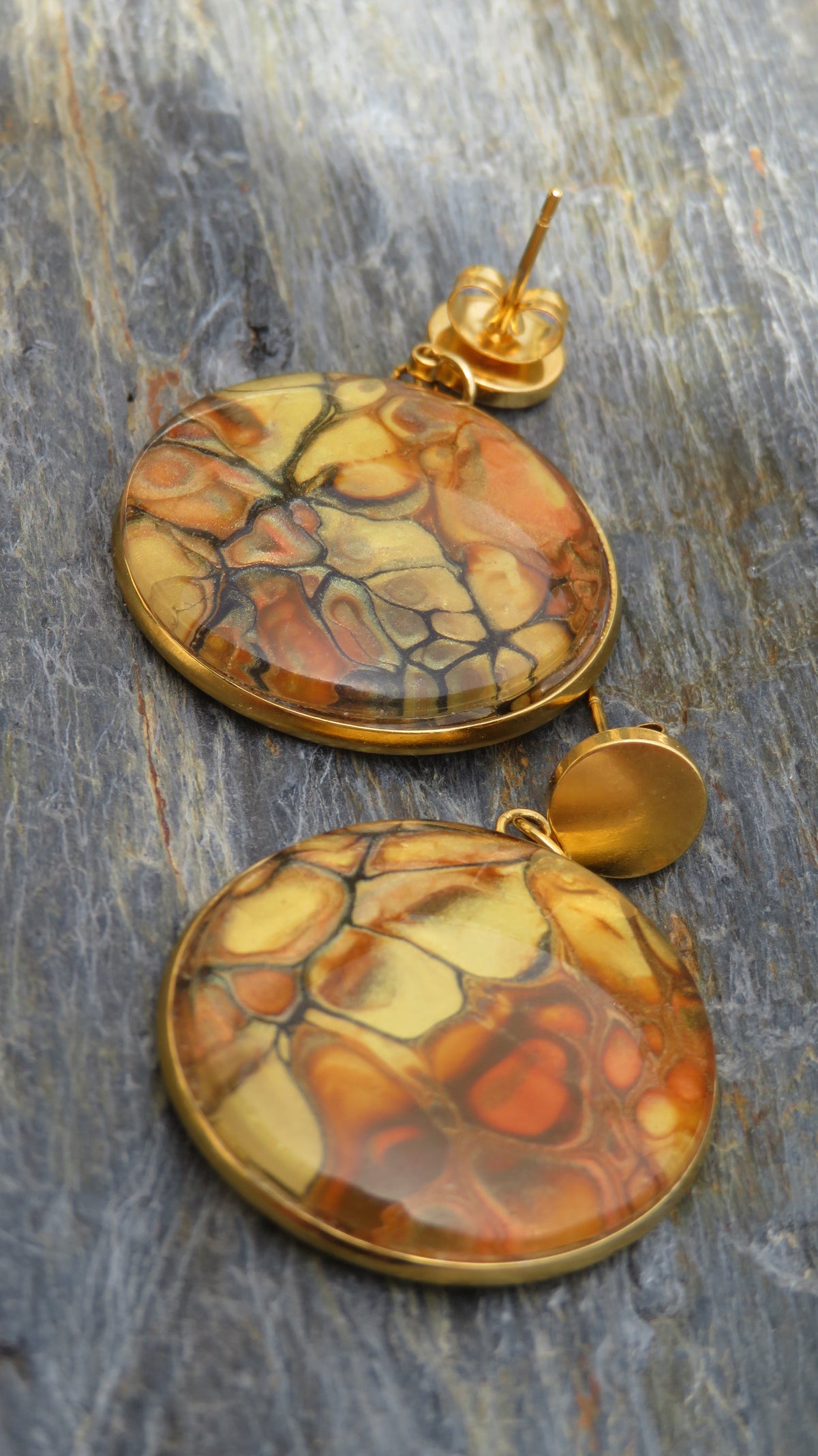 Boucle d'oreille "Songe d’Or" N°0453