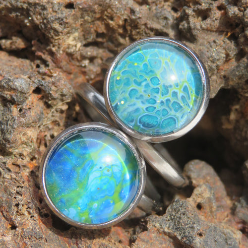 Bague "Duo Océanique" N°1007