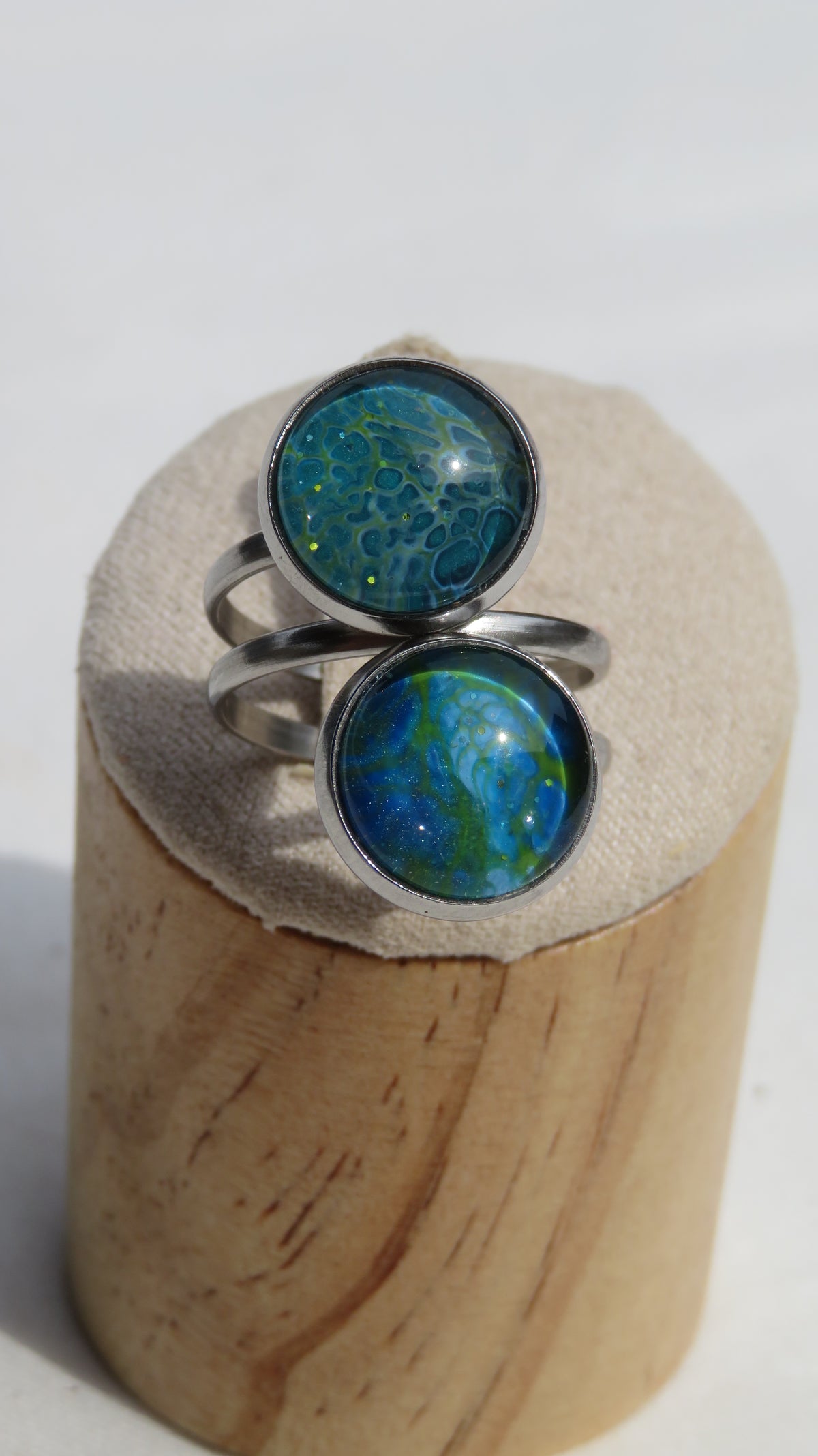 Bague "Duo Océanique" N°1007