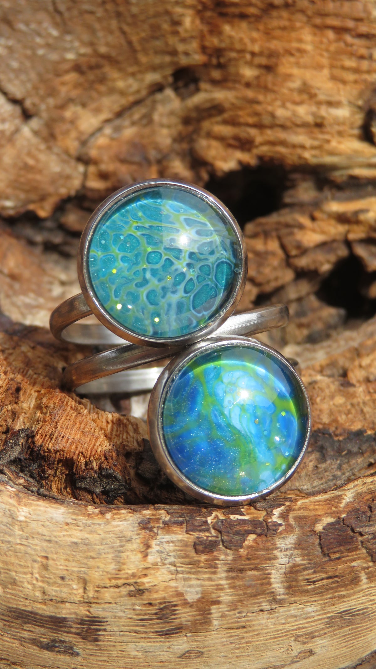 Bague "Duo Océanique" N°1007