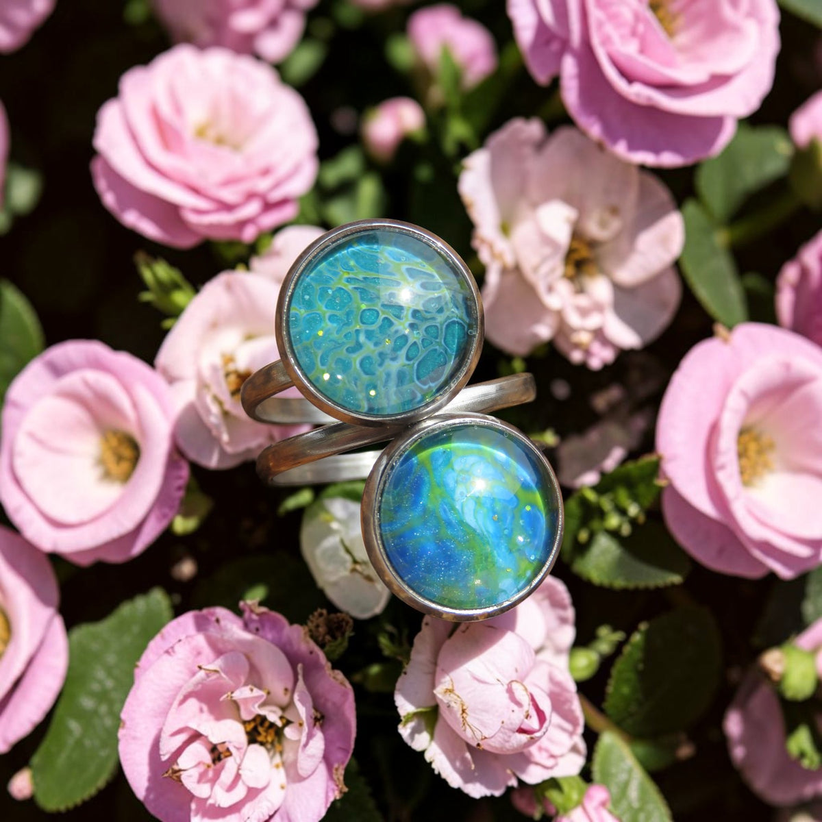 Bague "Duo Océanique" N°1007