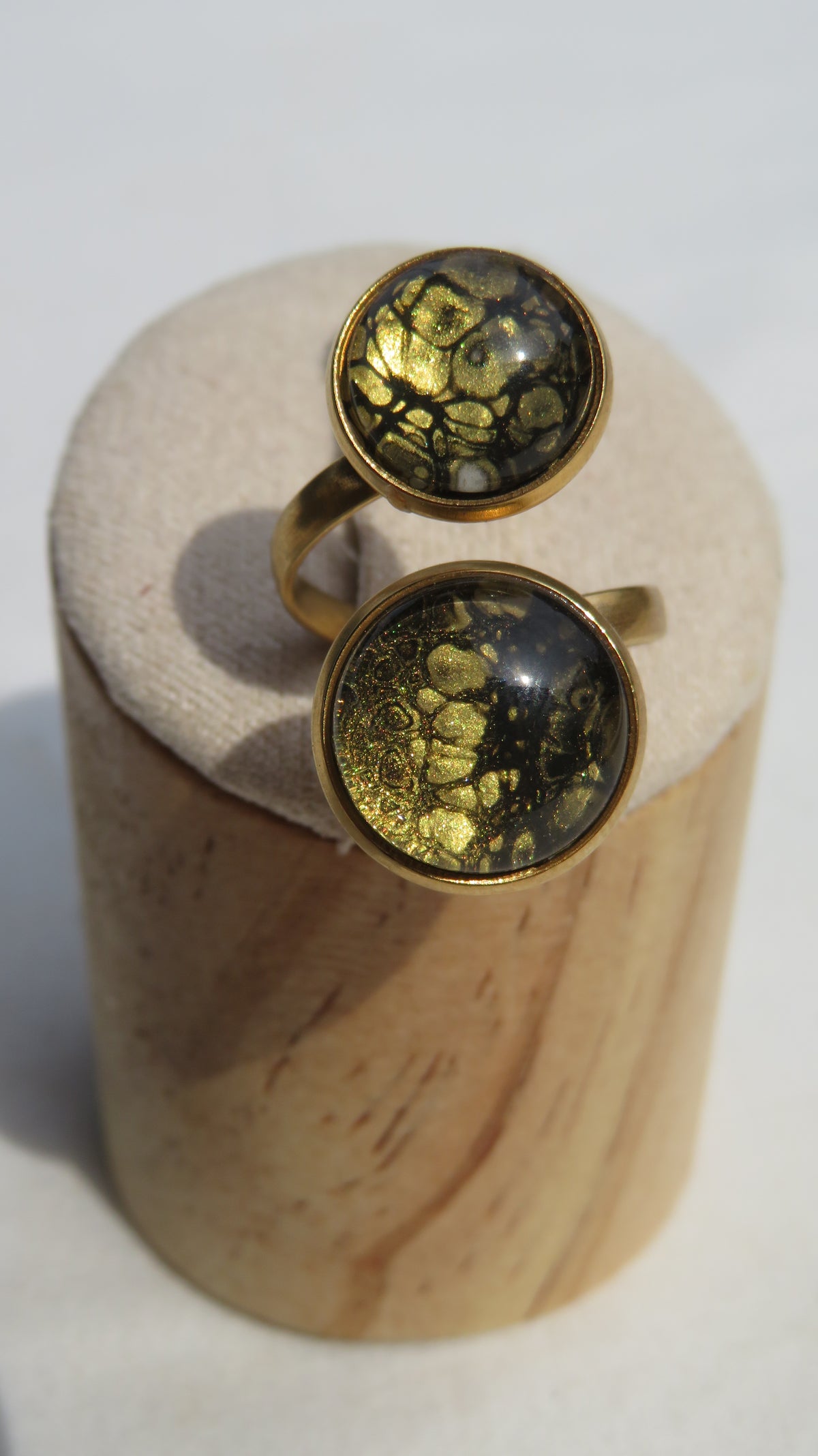 Bague "Mosaïque Dorée" N°0602