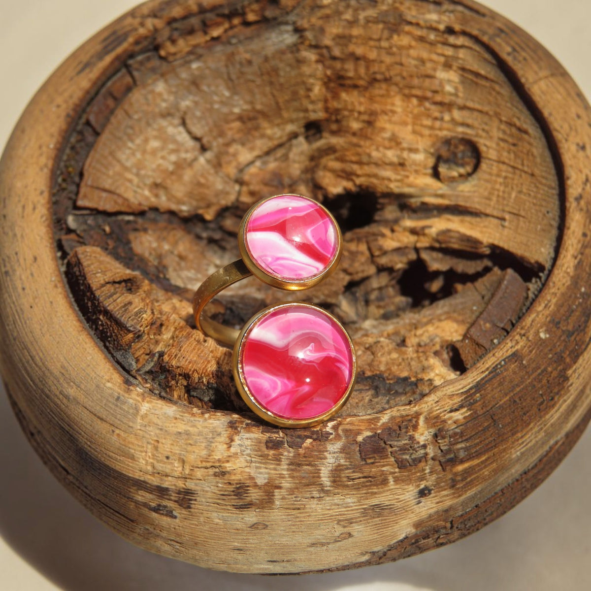 Bague "Rose Passion" N°0647