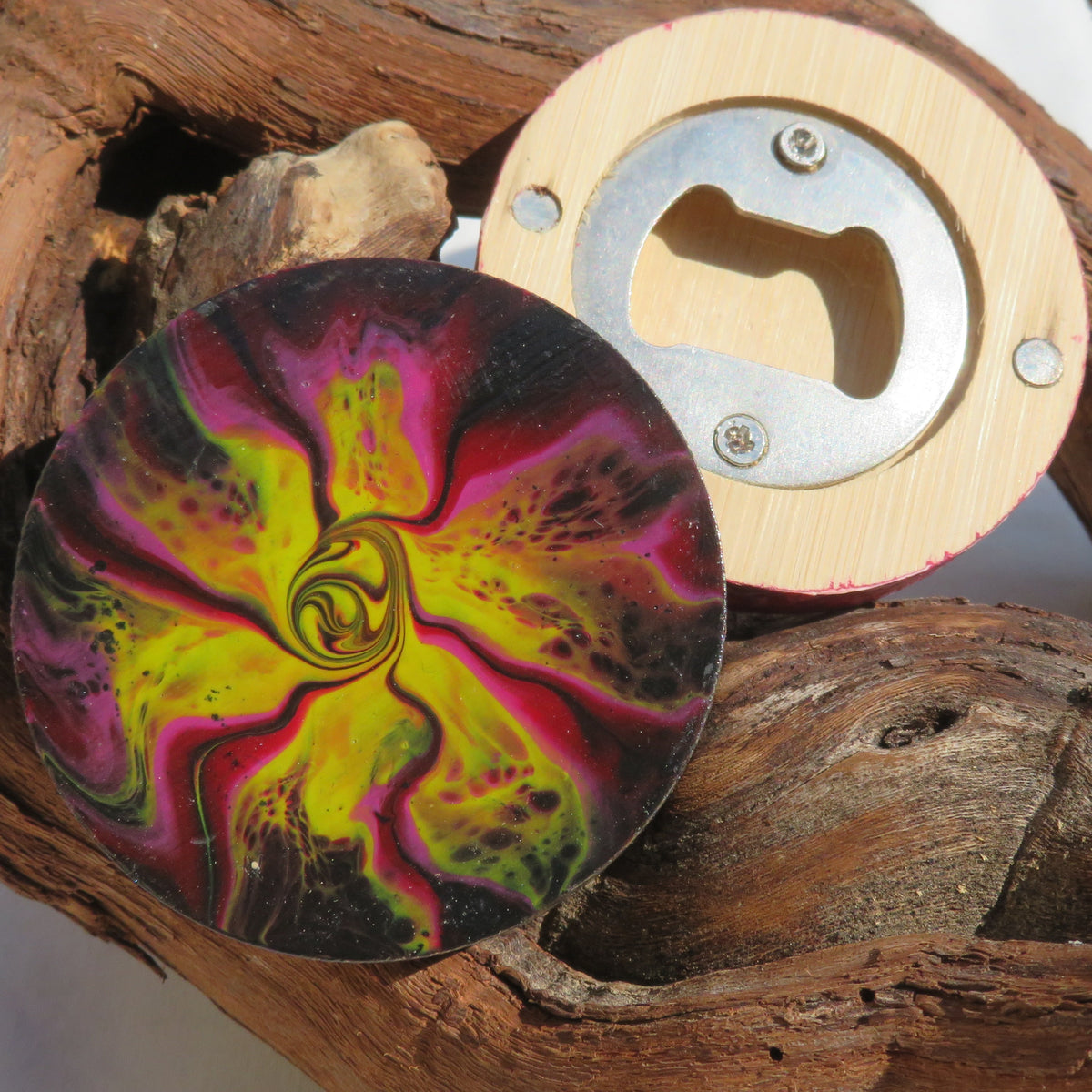 Décapsuleur magnétique "Hypnose Colorée"