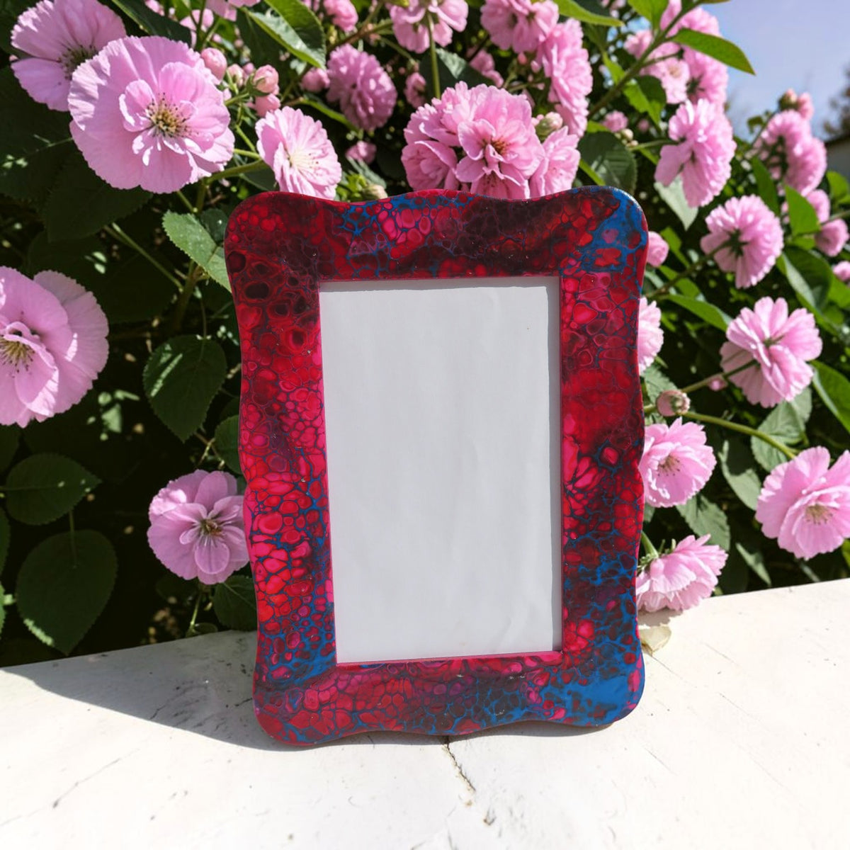 Cadre photo "Rouge Cosmos"