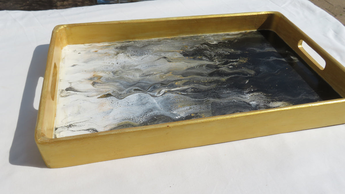 Plateau "Voiles d'Argent"