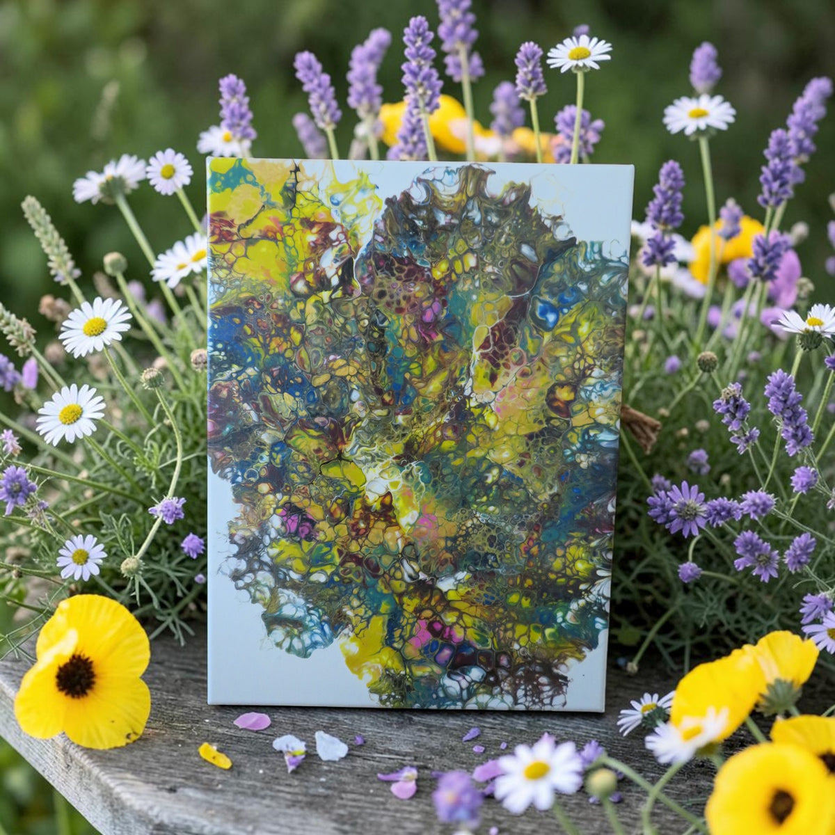 Tableau "Floraison Sauvage"