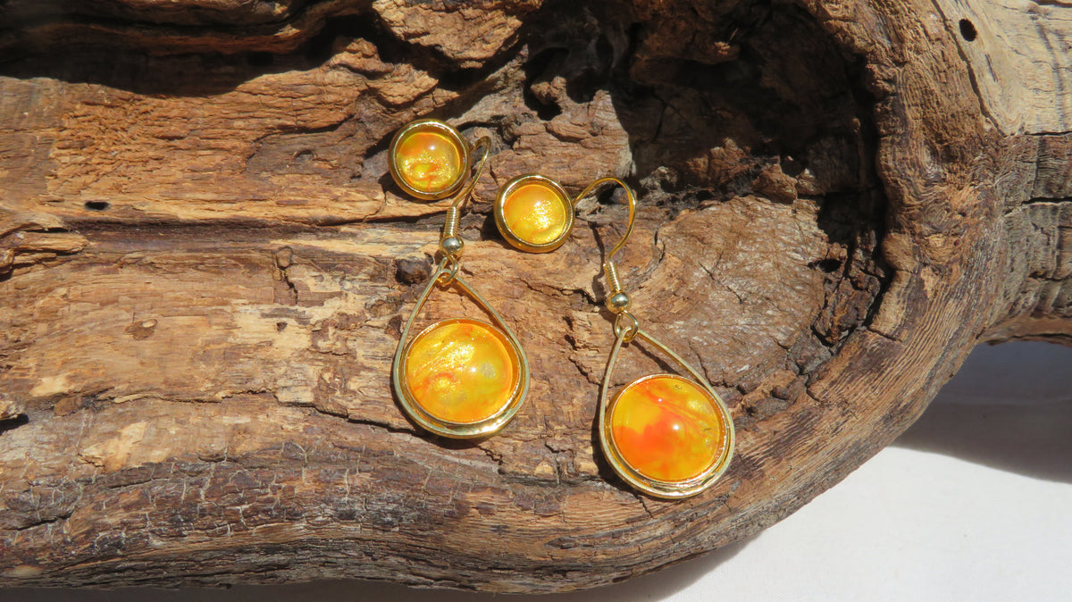 Parure "Gouttes de Miel" N°0335