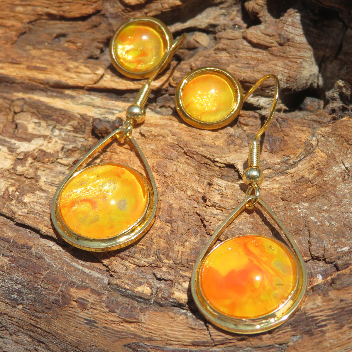 Parure "Gouttes de Miel" N°0335