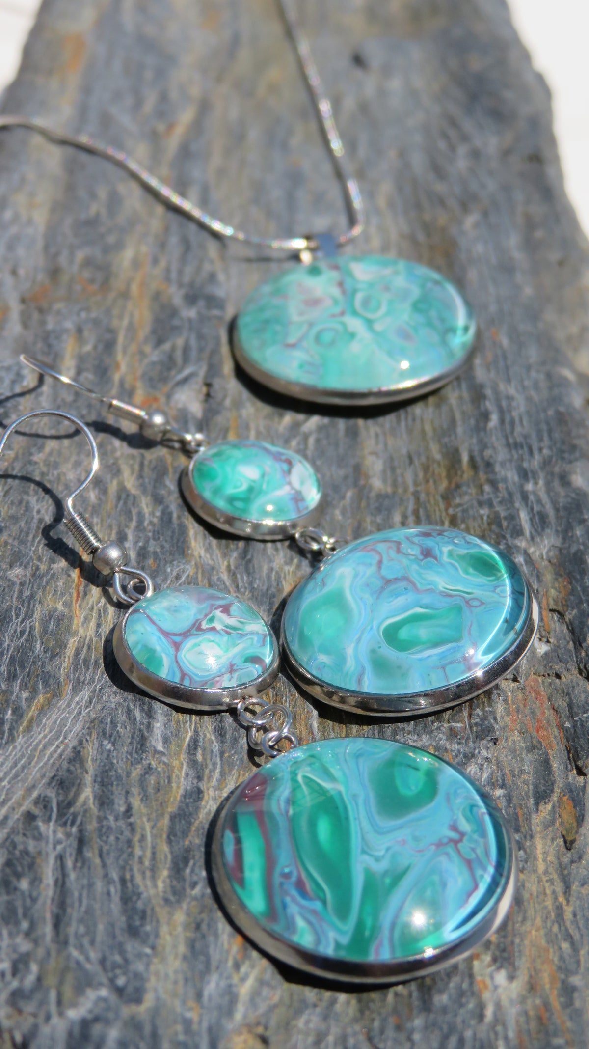 Parure "Lagon de Jade" N°0323