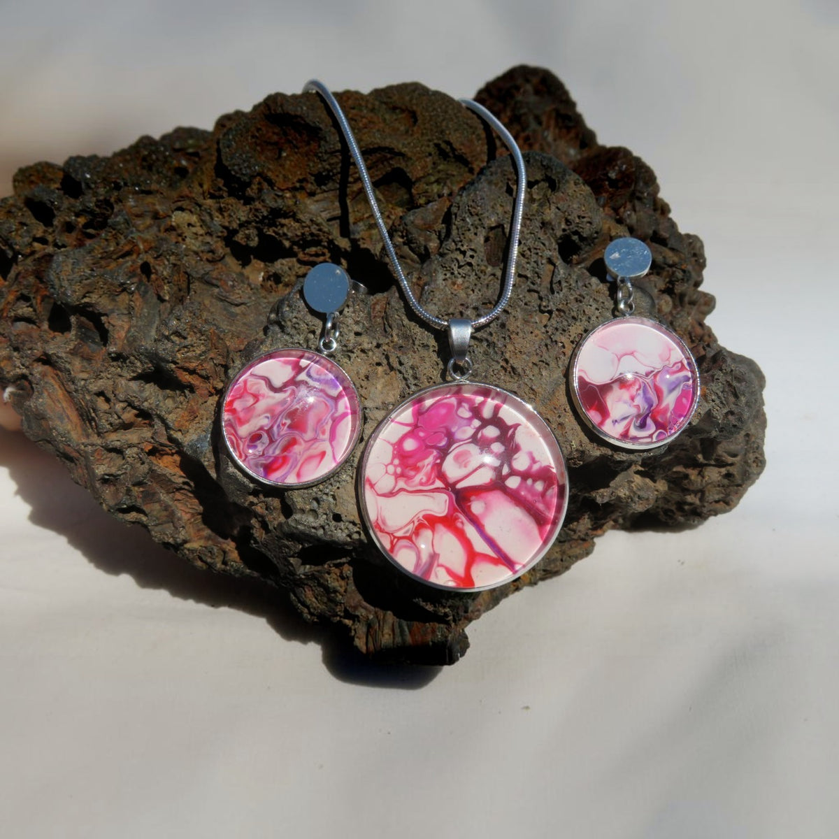 Parure "Tendresse Florale" N°1042