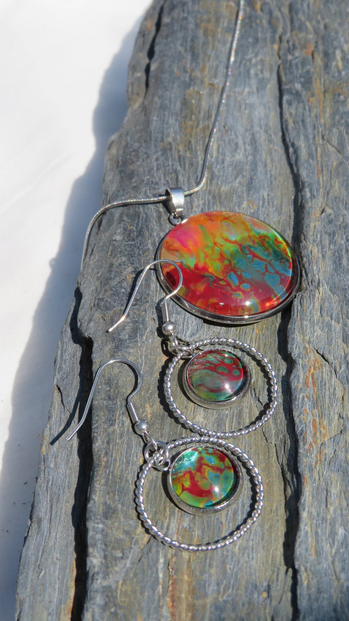 Parure "Jungle en Flammes" N°0282