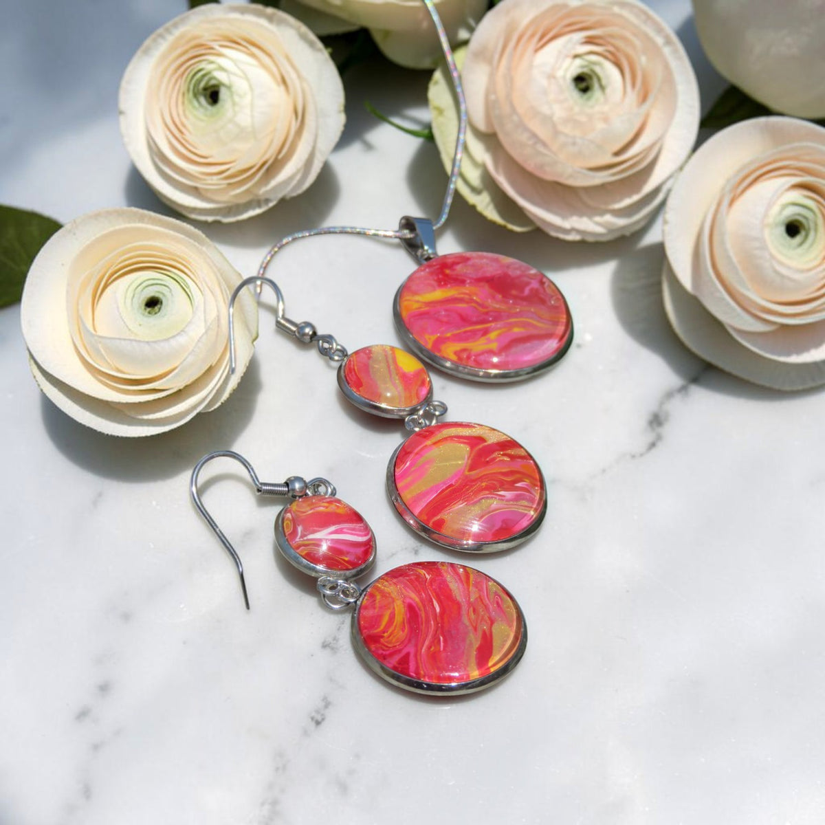 Parure "Flamme Éternelle" N°0430
