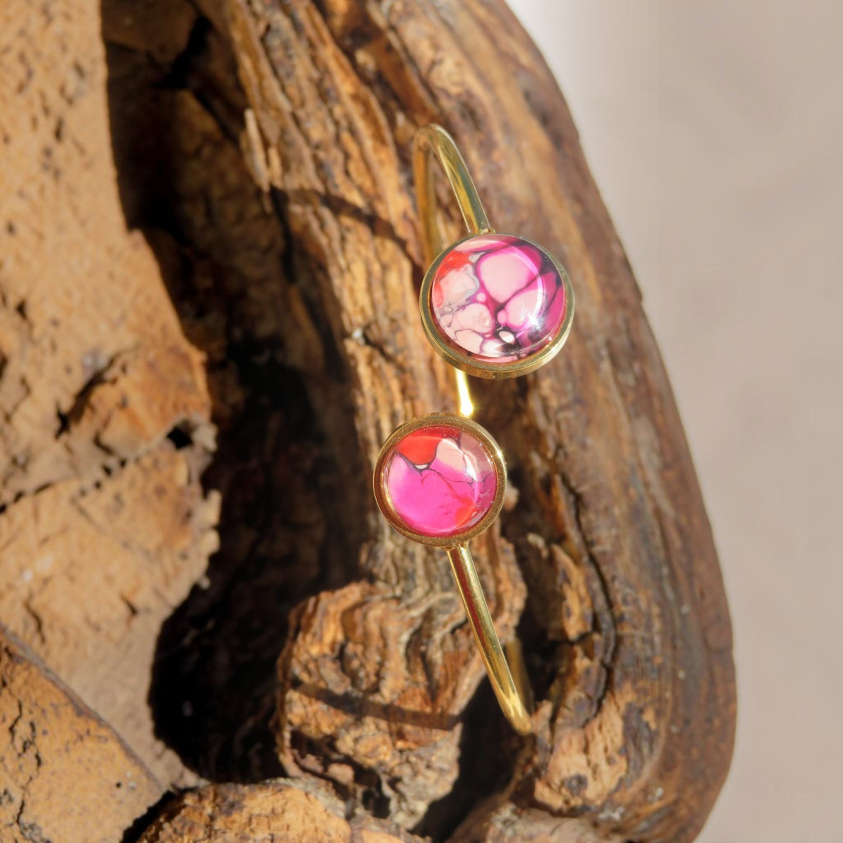 Bracelet "Rose Éclat" N°0182