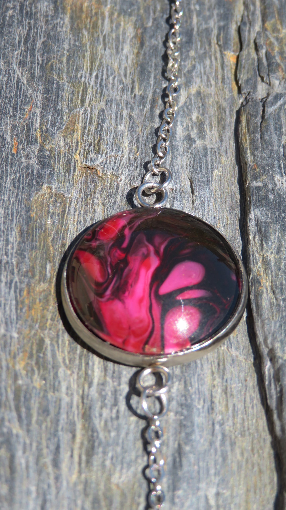 Bracelet "Rose Sombre" N°0661