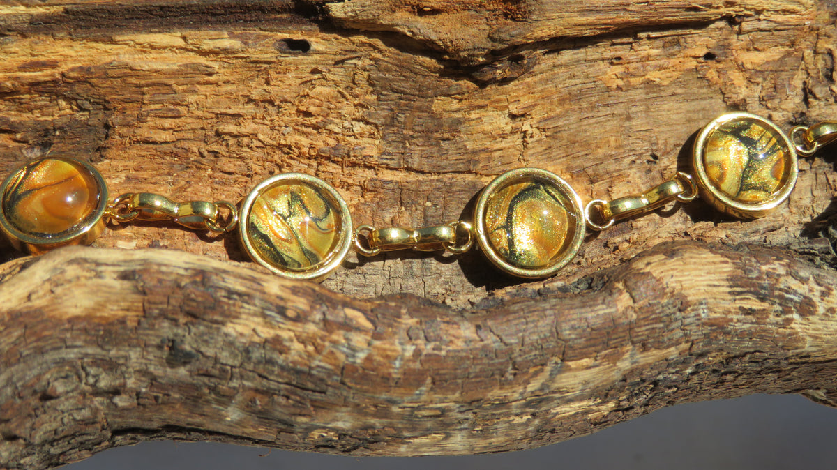 Bracelet "Mouvements d’Or" N°0722
