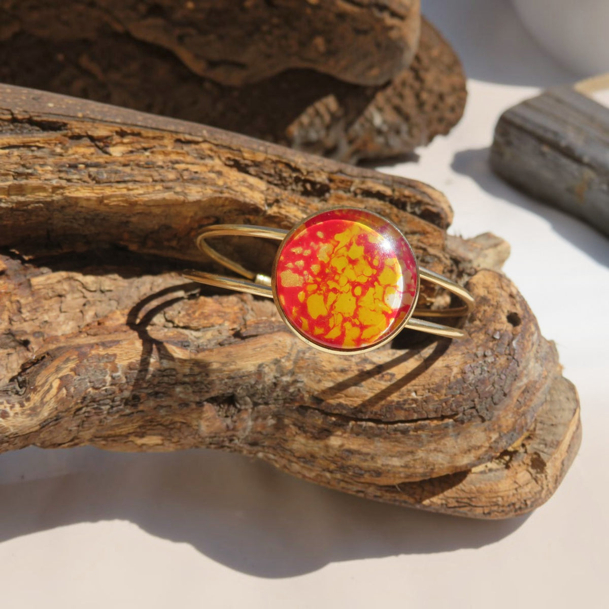 Bracelet "Lava d’Or" N°0604