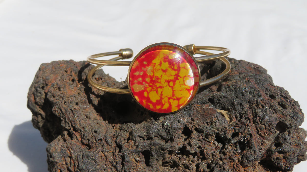 Bracelet "Lava d’Or" N°0604
