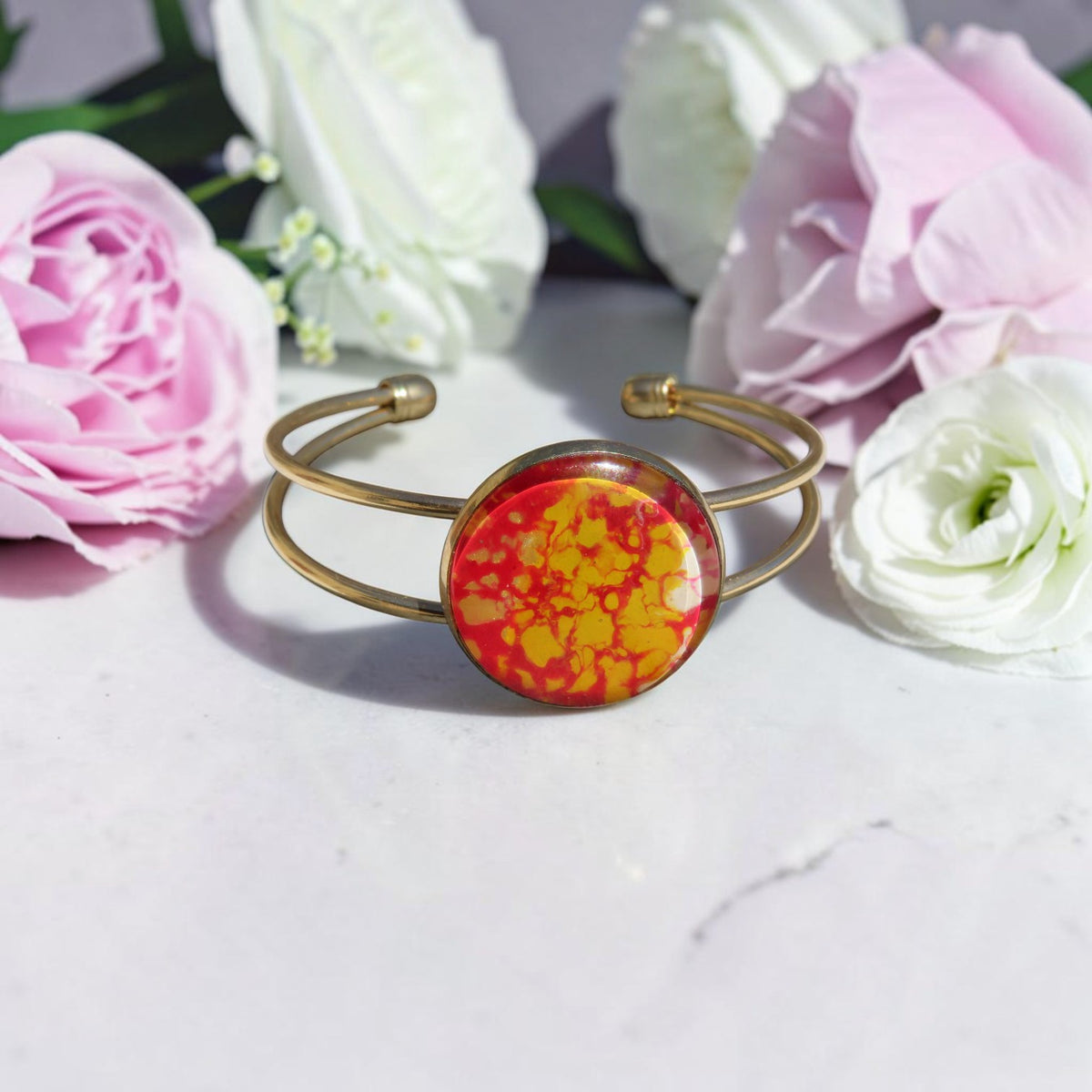 Bracelet "Lava d’Or" N°0604