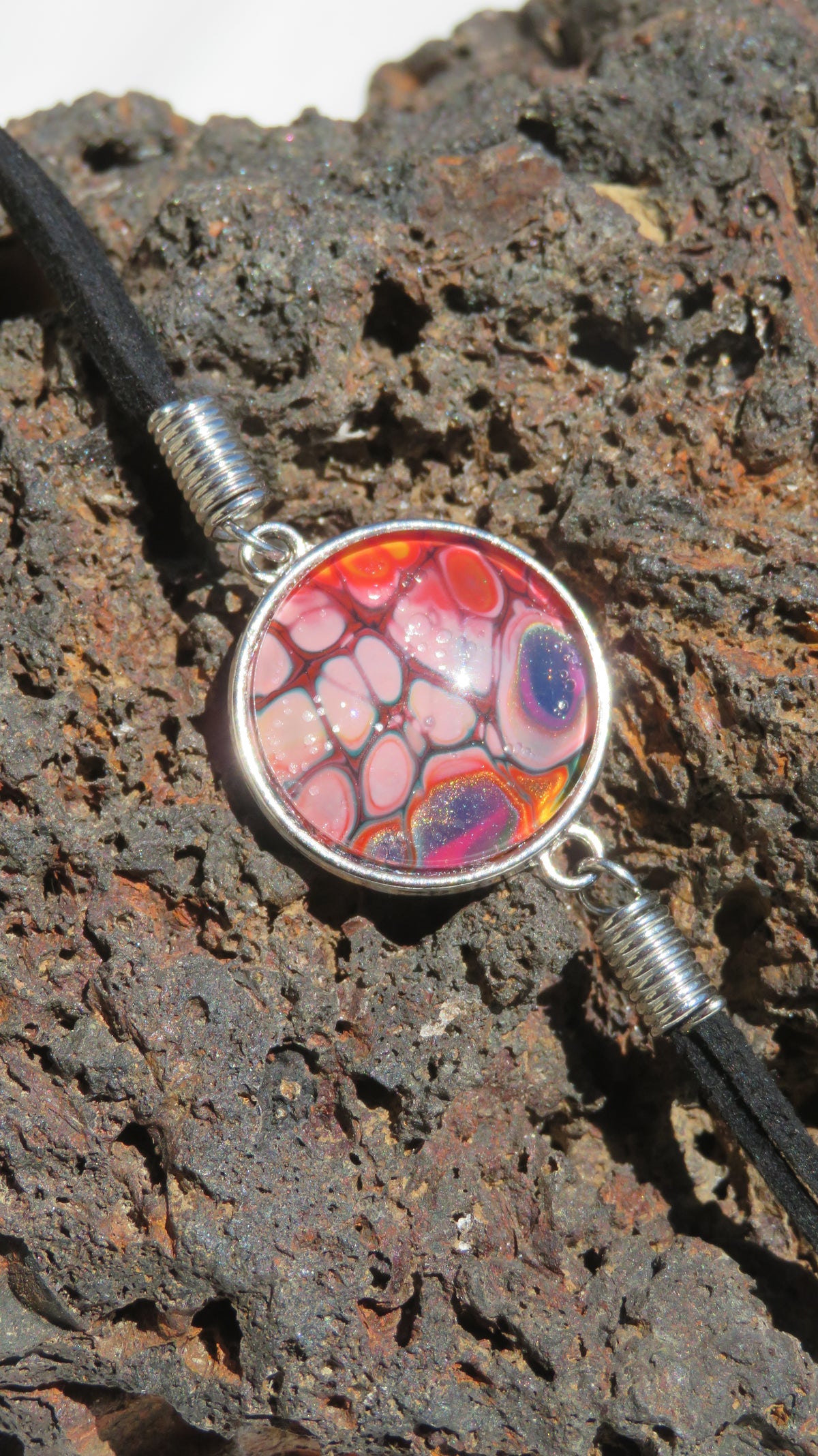 Bracelet "Cosmos Corallien" N°0041