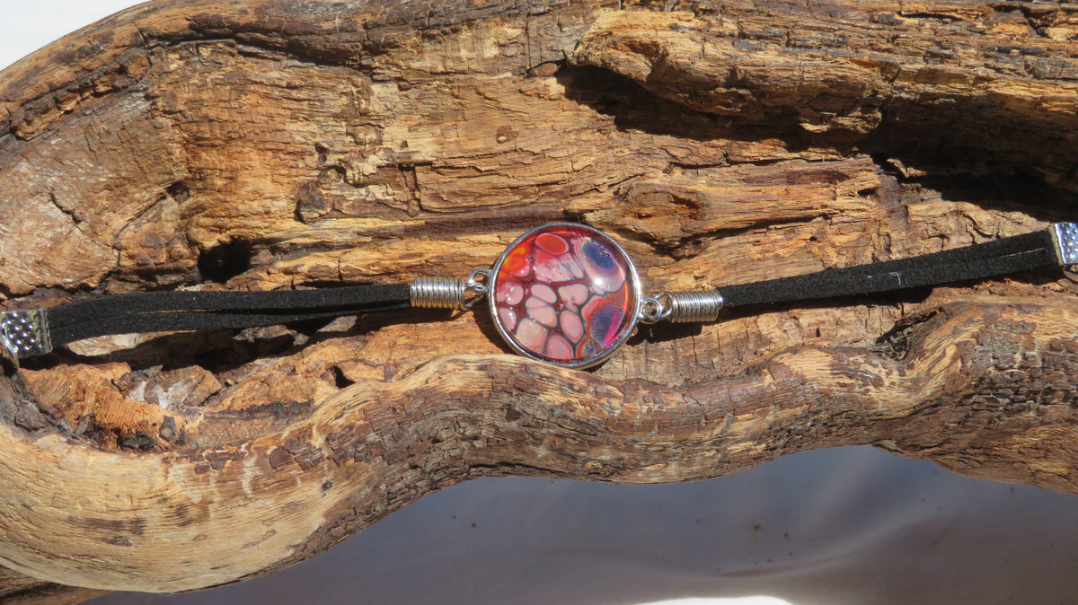 Bracelet "Cosmos Corallien" N°0041
