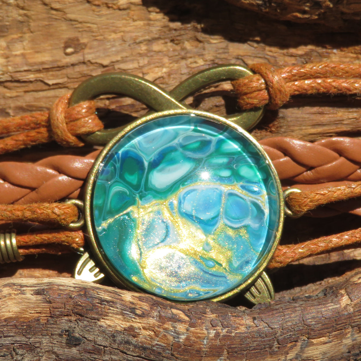 Bracelet "Rivage Turquoise" N°0394