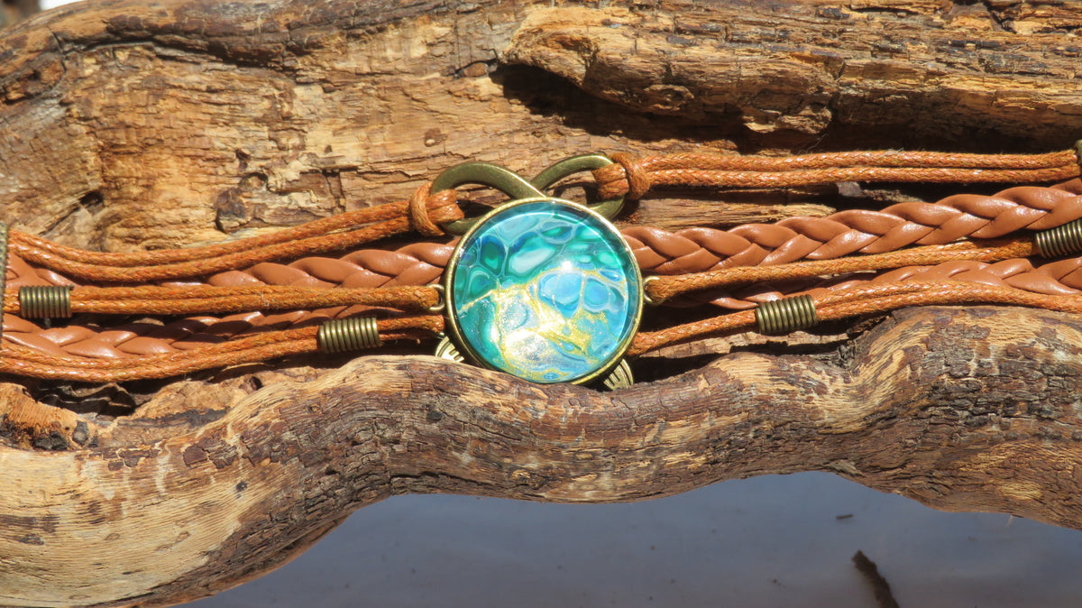 Bracelet "Rivage Turquoise" N°0394