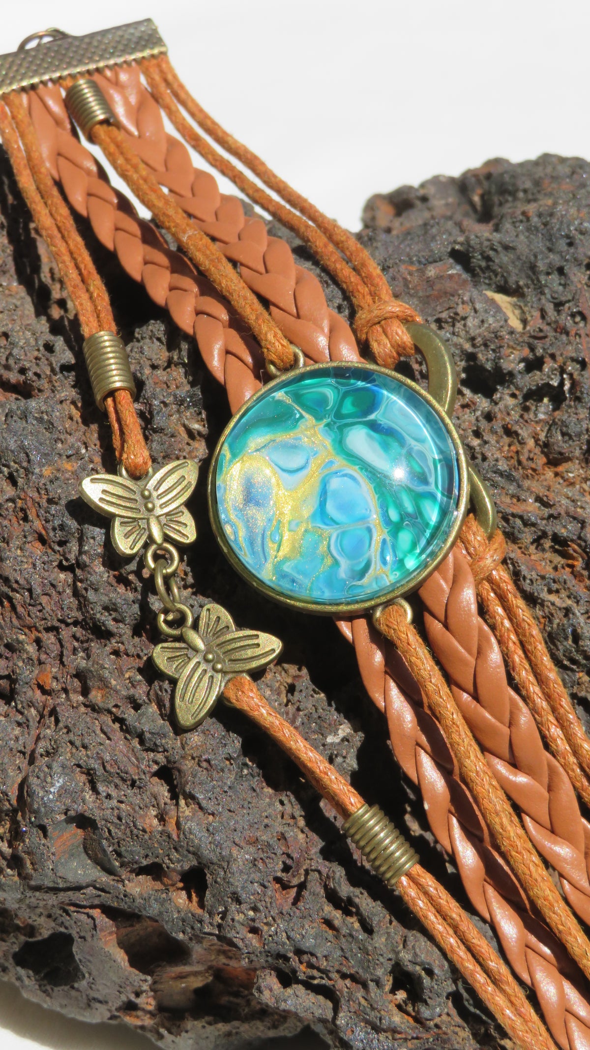 Bracelet "Rivage Turquoise" N°0394