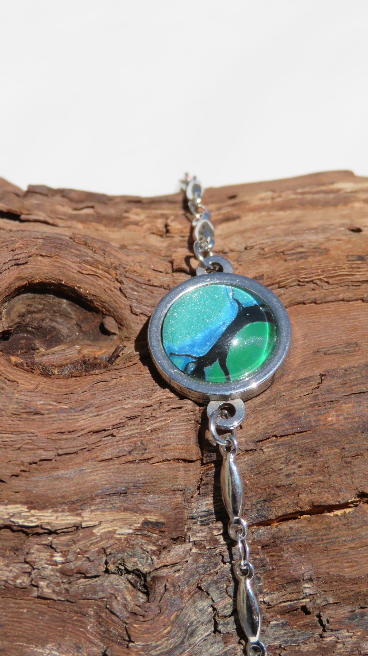 Bracelet "Océan Végétal" N°0505