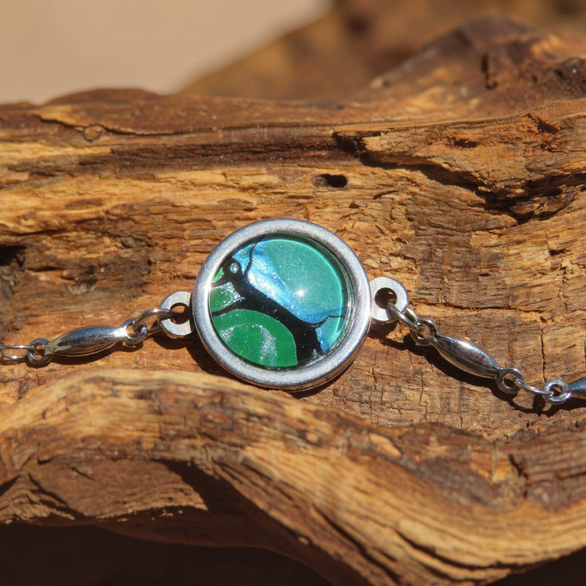 Bracelet "Océan Végétal" N°0505