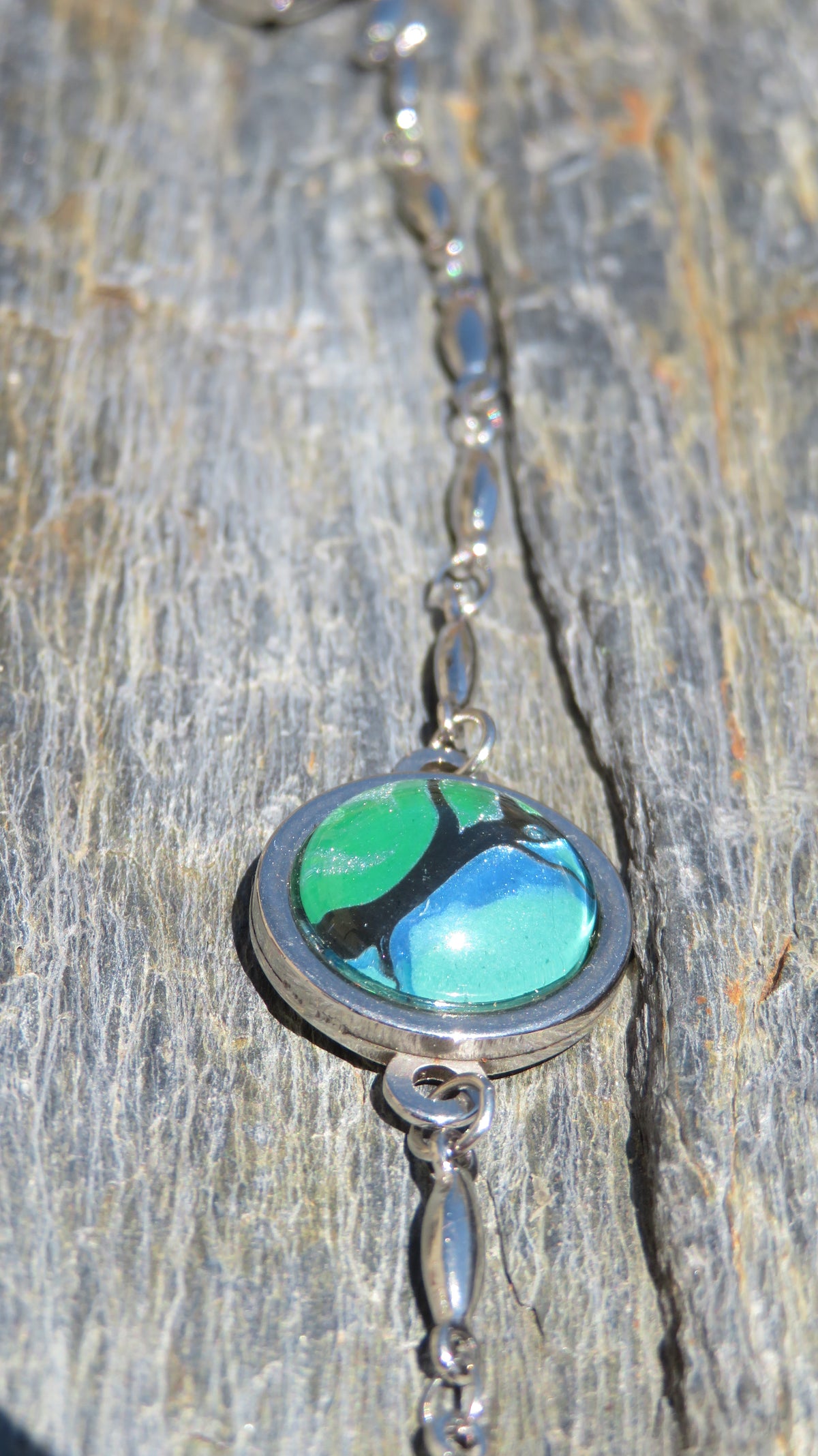 Bracelet "Océan Végétal" N°0505