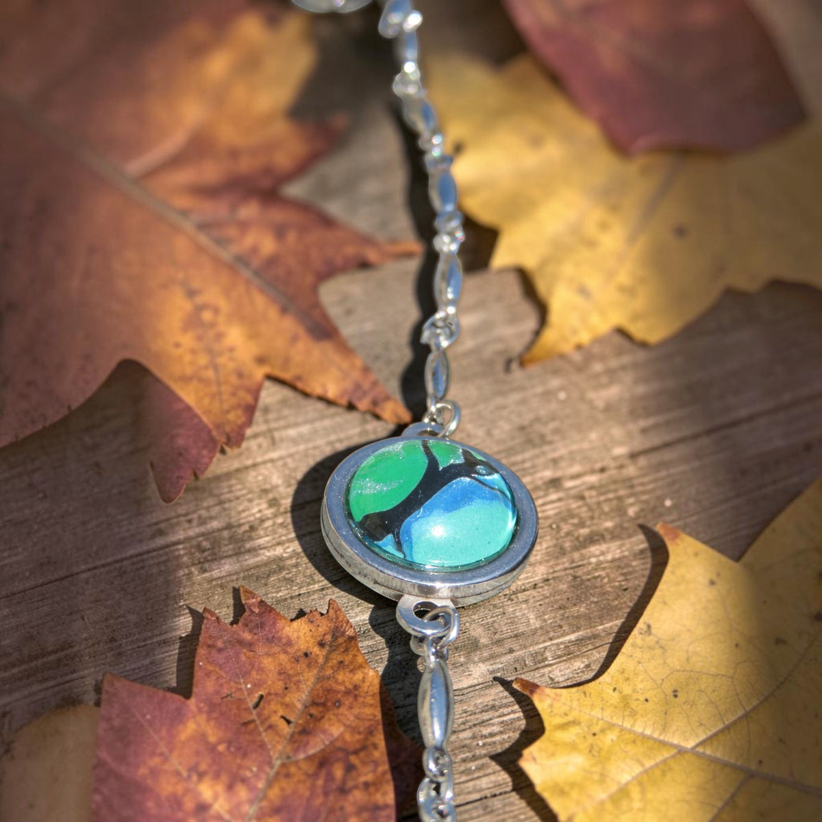Bracelet "Océan Végétal" N°0505
