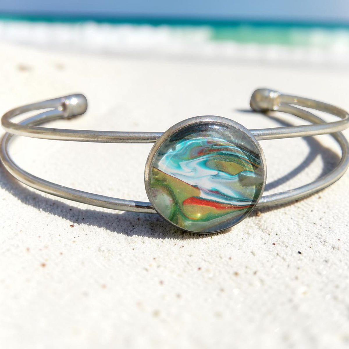 Bracelet "Ondulation Tropicale" N°0058