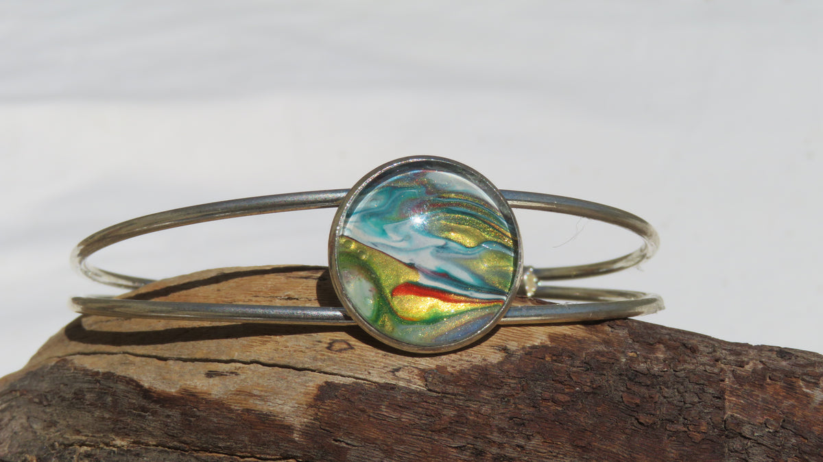 Bracelet "Ondulation Tropicale" N°0058