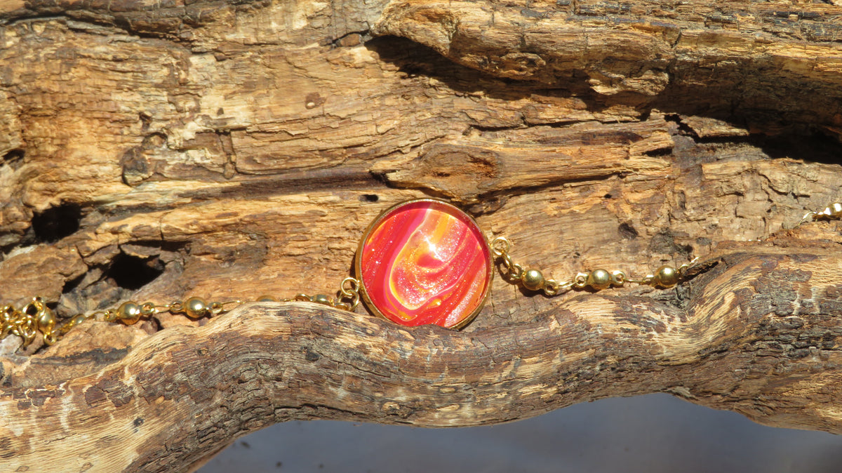 Bracelet "Flamme d'Automne" N°0423